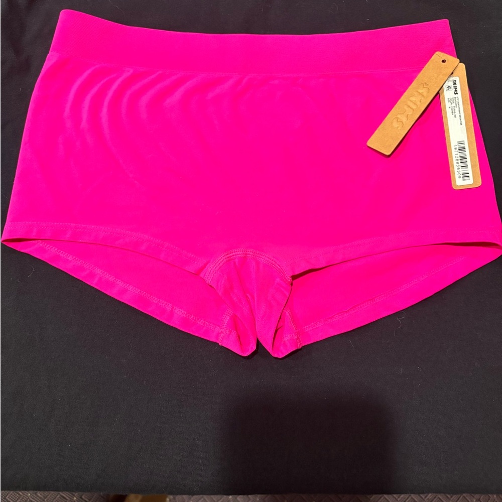 SKIMS Vibrant Pink Boyshort Panties